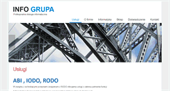 Desktop Screenshot of infogrupa.pl